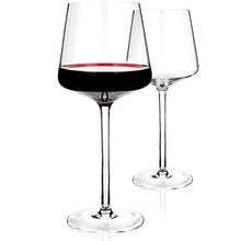 Load image into Gallery viewer, Luxbe - Crystal Wine Glasses 20.5-ounce, Set of 4 - Red or White Wine Large Glasses - 600ml