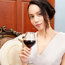Load image into Gallery viewer, IDGIRLS Unbreakable Plastic Bordeaux Wine Glasses, BPA free and Reusable Goblet, 100% Tritan Plastic shatterproof Glass with Long Stemmed, 15 oz Dishwasher Safe Wine Cups, Set of 4
