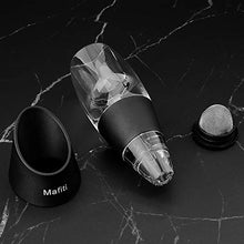 Load image into Gallery viewer, mafiti Red Wine Pourers Aerator Portable Decanter with Base for Birthday Friendship,Wine Gift Father day Party Home Use