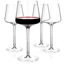 Load image into Gallery viewer, Luxbe - Crystal Wine Glasses 20.5-ounce, Set of 4 - Red or White Wine Large Glasses - 600ml