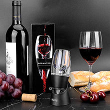 Load image into Gallery viewer, mafiti Red Wine Pourers Aerator Portable Decanter with Base for Birthday Friendship,Wine Gift Father day Party Home Use