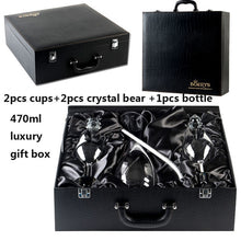 Load image into Gallery viewer, Luxury wine glass Lead free diamond crystal glass goblet beer glass champagne glasses fashion wine rack romantic wedding gifts