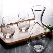 Load image into Gallery viewer, Modern Wine Glass Wine & Decanter Set
