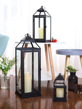 Load image into Gallery viewer, Wrought Iron Glass Retro Candle Holder