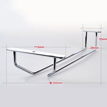 Load image into Gallery viewer, Champagne Stemware Holder Chrome Plated Wine Rack Glass Cup Kitchen Wall Bar Hanger Size 27/35/55cm