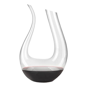 Wine Decanter,Smaier 1.5L U Shape Classic Wine Aerator, Wine Accessories,100% Lead-free Crystal Glass,1500ml