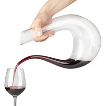 Load image into Gallery viewer, Wine Decanter,Smaier 1.5L U Shape Classic Wine Aerator, Wine Accessories,100% Lead-free Crystal Glass,1500ml
