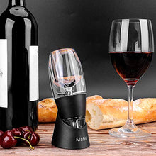 Load image into Gallery viewer, mafiti Red Wine Pourers Aerator Portable Decanter with Base for Birthday Friendship,Wine Gift Father day Party Home Use
