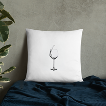 Load image into Gallery viewer, Modern Wine Glass Pillow
