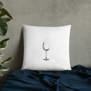 Modern Wine Glass Pillow