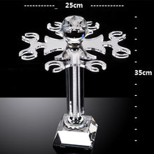 Load image into Gallery viewer, Luxury wine glass Lead free diamond crystal glass goblet beer glass champagne glasses fashion wine rack romantic wedding gifts
