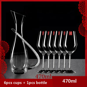 Luxury wine glass Lead free diamond crystal glass goblet beer glass champagne glasses fashion wine rack romantic wedding gifts