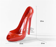 Load image into Gallery viewer, High Heel Shoe Wine Bottle Holder Stylish Rack Gift Basket Accessory for Home Bar Tools
