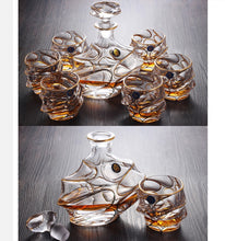 Load image into Gallery viewer, Modern Crystal Wine Glasses &amp; Decanter
