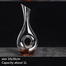 Load image into Gallery viewer, European Crystal Wine Decanter
