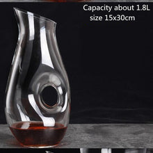 Load image into Gallery viewer, European Crystal Wine Decanter
