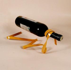 Iron Ribbon Wine Rack Holder