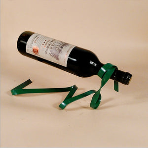 Iron Ribbon Wine Rack Holder