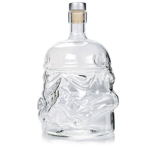 Star Wars Storm Trooper Crystal Decanter & Glass