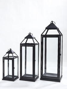 Wrought Iron Glass Retro Candle Holder