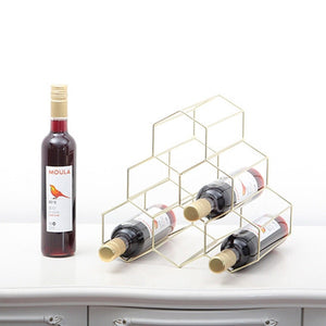 Geometric Wine Rack