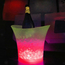 Load image into Gallery viewer, NEW! LED COLOR ICE BUCKET - GLOWING WINE/BEER/BOTTLE COOLER - REMOTE CONTROLLED
