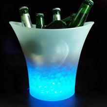 Load image into Gallery viewer, NEW! LED COLOR ICE BUCKET - GLOWING WINE/BEER/BOTTLE COOLER - REMOTE CONTROLLED
