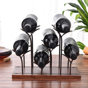 Iron Y-Shape Wine Rack