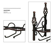 Load image into Gallery viewer, European wrought iron wine glass wine rack home living wine rack restaurant wall upside down wine glass rack WF3141559
