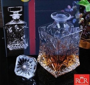 New Engraved Crystal Whisky Bottle Decanter