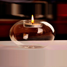 Load image into Gallery viewer, Candle Holder - Round Glass
