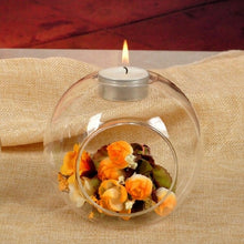 Load image into Gallery viewer, Crystal Glass Candle Holder
