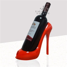 Load image into Gallery viewer, High Heel Shoe Wine Bottle Holder Stylish Rack Gift Basket Accessory for Home Bar Tools
