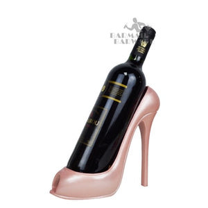 High Heel Shoe Wine Bottle Holder Stylish Rack Gift Basket Accessory for Home Bar Tools