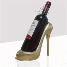 Load image into Gallery viewer, High Heel Shoe Wine Bottle Holder Stylish Rack Gift Basket Accessory for Home Bar Tools
