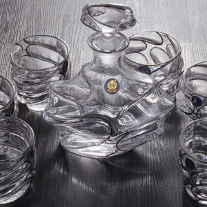 Modern Crystal Wine Glasses & Decanter