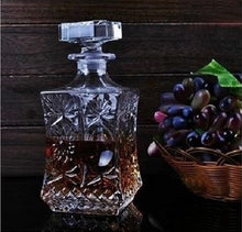 Load image into Gallery viewer, New Engraved Crystal Whisky Bottle Decanter
